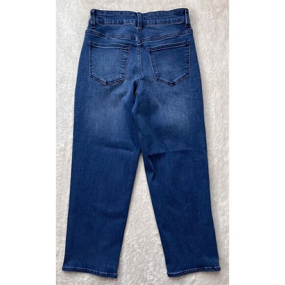 NWT Universal Standard Bae Boyfriend Crop Denim 
in True Blue, Size 00 - Picture 11 of 15